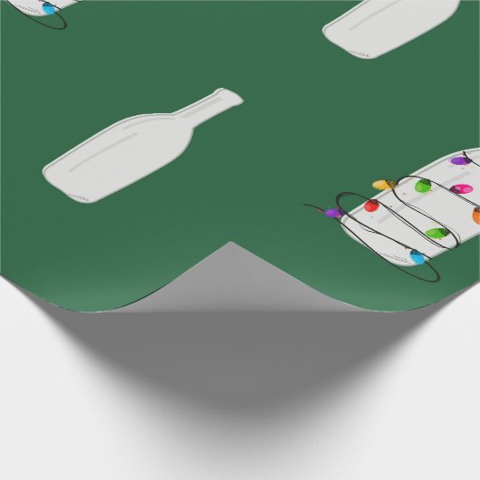 Weihnachtscreme Geschenkpapier (Ecke)