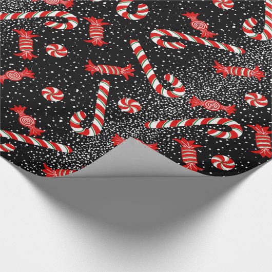 Weihnachtscreme Geschenkpapier (Ecke)