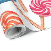 Weihnachtscreme Geschenkpapier (Rolleneckpunkt)