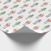 Weihnachtscreme Geschenkpapier (Ecke)