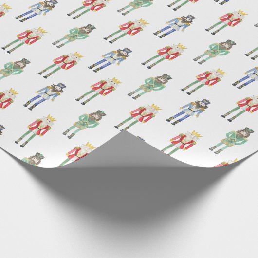 Weihnachtscreme Geschenkpapier (Ecke)