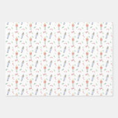 Weihnachtscreme Geschenkpapier Set (Vorderseite 3)