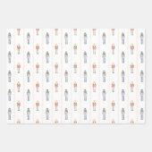 Weihnachtscreme Geschenkpapier Set (Vorderseite 2)