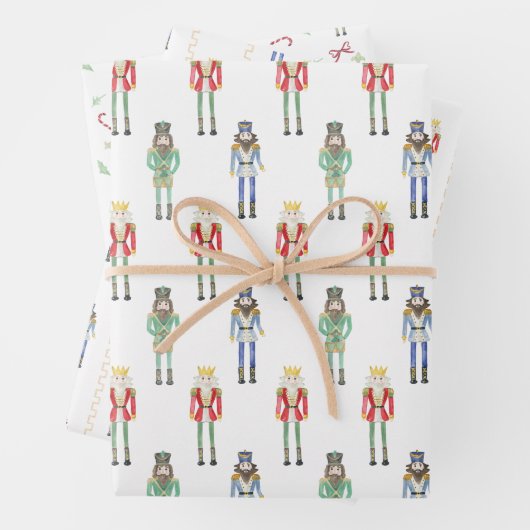 Weihnachtscreme Geschenkpapier Set (Beispiel)