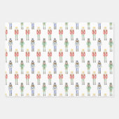 Weihnachtscreme Geschenkpapier Set (Vorderseite)