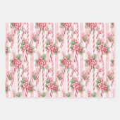 Weihnachtscreme Geschenkpapier Set (Vorderseite 3)