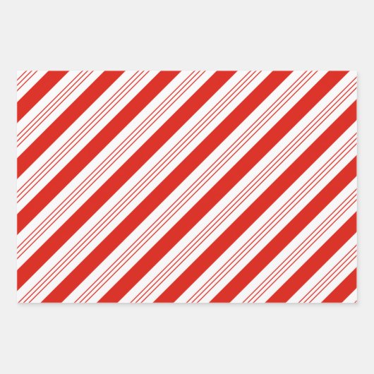 Weihnachtscreme Geschenkpapier Set (Vorderseite 3)