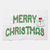 Weihnachtscreme Geschirrtuch (Horizontal)