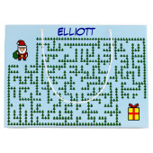 Weihnachtscreme Große Geschenktüte (Vorderseite)