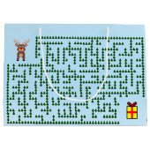 Weihnachtscreme Große Geschenktüte (Rückseite)