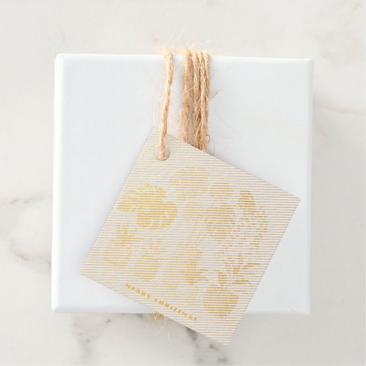 Weihnachtscreme Grüne Pflanze Geschenkanhänger (Mit Box)