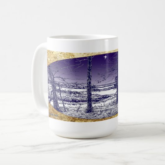 Weihnachtscreme I Weihnachtskarte Tasse (Vorderseite Links)