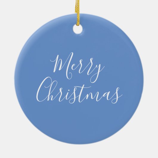 Weihnachtscreme Keramik Ornament (Hinten)