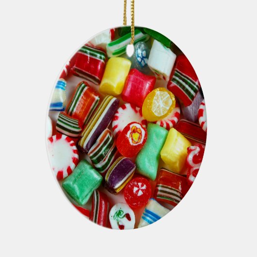 Weihnachtscreme Keramik Ornament (Rechts)