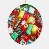 Weihnachtscreme Keramik Ornament (Links)