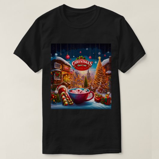Weihnachtscreme-Land T-Shirt (Design vorne)