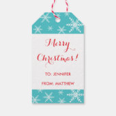 Weihnachtscreme mit Bow Geschenkanhänger (Rückseite)