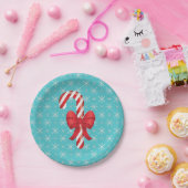 Weihnachtscreme mit Bow Pappteller (Party)