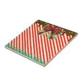 Weihnachtscreme mit Pfefferminzbonbons Weihnachtsb Fliese (Seite)