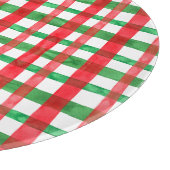 Weihnachtscreme mit Pfefferminzbonbons Weihnachtsb Schneidebrett (Ecke)