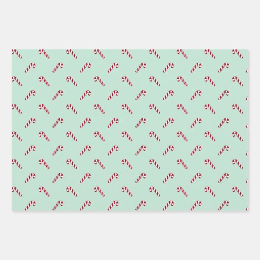 Weihnachtscreme niedlich geschenkpapier set (Vorderseite 3)