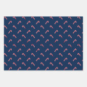 Weihnachtscreme niedliches Muster Geschenkpapier Set (Vorderseite 3)