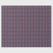 Weihnachtscreme Papier Nutcracker Papier Geschenkpapier (Flach)