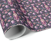 Weihnachtscreme Papier Nutcracker Papier Geschenkpapier (Rolleneckpunkt)