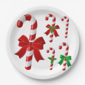 Weihnachtscreme Pappteller (Vorderseite)