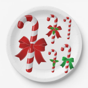 Weihnachtscreme Pappteller