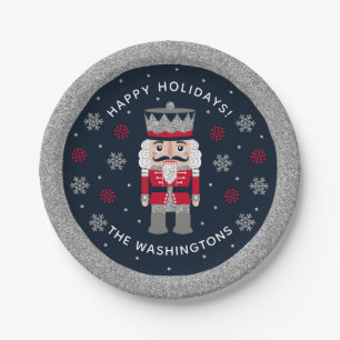 Weihnachtscreme-Party Pappteller