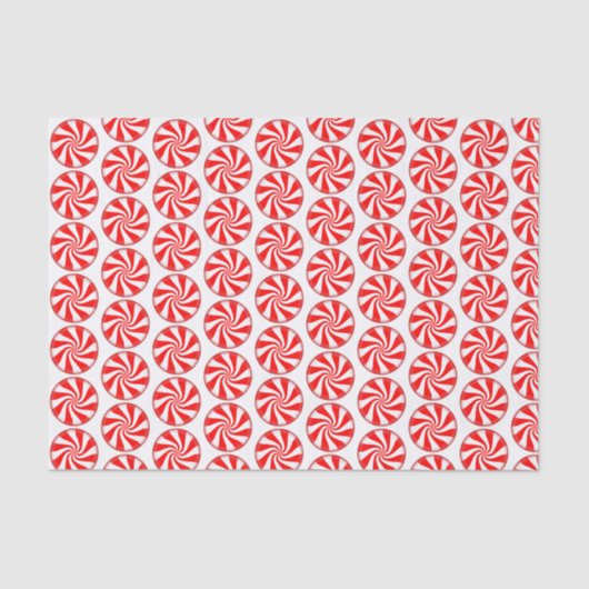 Weihnachtscreme Peppermint Seidenpapier (Vorderseite)