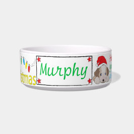 Weihnachtscreme Pet Bowl Furry Little Xmas/Med Napf