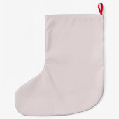 Weihnachtscreme Rosa Hirschname Großer Weihnachtsstrumpf (Rückseite)