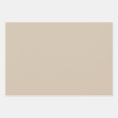 Weihnachtscreme Roter Peppermint Fox Deh Geschenkpapier Set (Vorderseite 2)