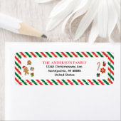 Weihnachtscreme-Rücksendeadresse (Insitu)