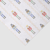 Weihnachtscreme Seidenpapier (Detail)