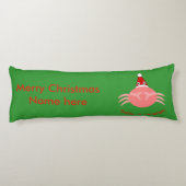 Weihnachtscreme Seitenschläferkissen (Rückseite)