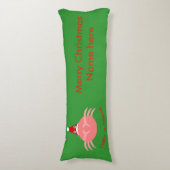 Weihnachtscreme Seitenschläferkissen (Vorderseite Vertikal)