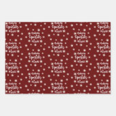 Weihnachtscreme-SPIRITUOSEN HELLE KLEINEN Geschenkpapier Set (Vorderseite 2)