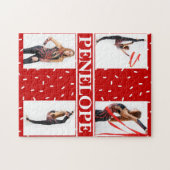 Weihnachtscreme Sprinkle 4 FotoCollage Puzzle (Horizontal)