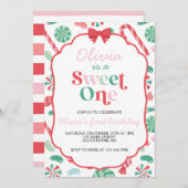 Weihnachtscreme Sweet One Einladung (Vorne/Hinten)