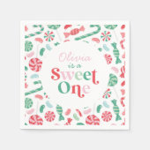 Weihnachtscreme Sweet One Serviette (Vorderseite)