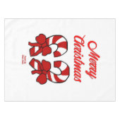 Weihnachtscreme Tischdecke (Vorderseite (Horizontal))