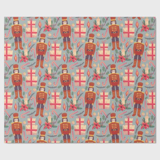 Weihnachtscreme und Geschenke Geschenkpapier (Flach)