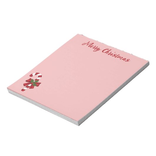 Weihnachtscreme und Weihnachtscreme mit eigenem Te Notizblock (Rotiert)