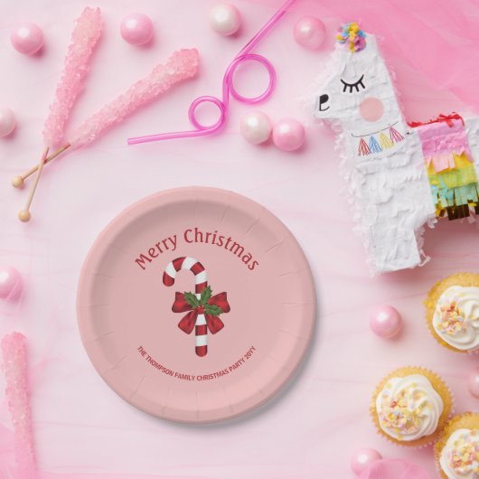 Weihnachtscreme und Weihnachtscreme mit eigenem Te Pappteller (Party)