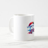 Weihnachtscup 2024 bestickter Weihnachtscup Kaffeetasse (Vorderseite Links)