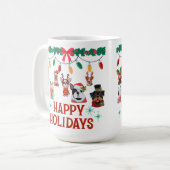Weihnachtsdach-Kaffeetasse 15oz Kaffeetasse (Vorderseite Links)