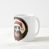 Weihnachtsdachse Kaffeetasse (VorderseiteRechts)
